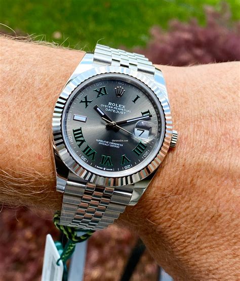 rolex datejust ii 41mm jubilee|Rolex Datejust 41mm jubilee wimbledon.